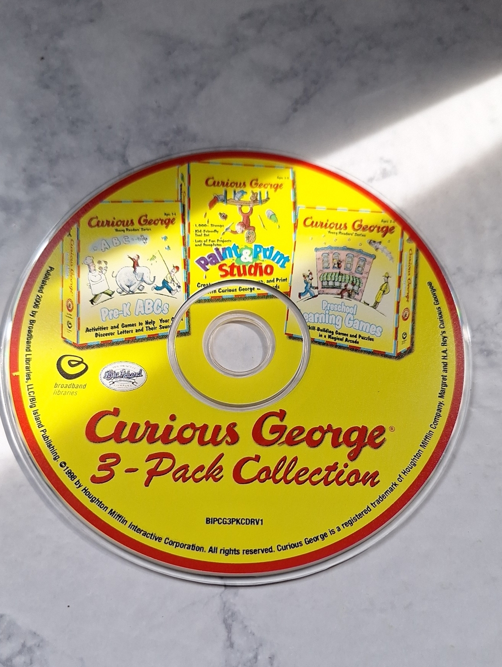 Curious George 3-Pack Collection PC Game - 1998